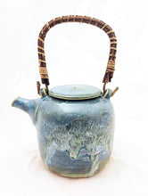 Load image into Gallery viewer, Tall Blue Flotsam Teapot