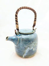 Load image into Gallery viewer, Tall Blue Flotsam Teapot