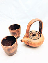 Load image into Gallery viewer, Red Shino Tea Set